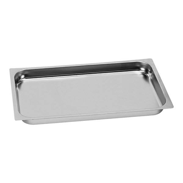 GN-Bak | RVS | 1/1 GN | Hoogte 20mm | 530x325x20(h)mm