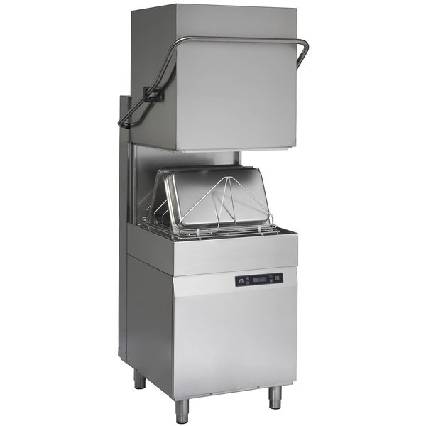 Doorschuifvaatwasser | Mand 500x500mm | Naglanspomp | Breaktank | 760x793x1485/1942(h)mm