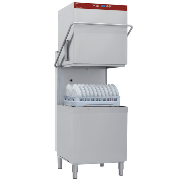 Doorschuifvaatwasser | Mand 500x600mm | Naglanspomp | Ontharder | Breaktank | 788x835x1565/2080(h)mm