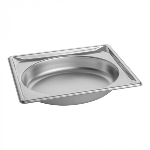 GN-Bak | OVAL SHAPE | RVS | 1/2 GN | Hoogte 65mm | 325x265x65(h)mm