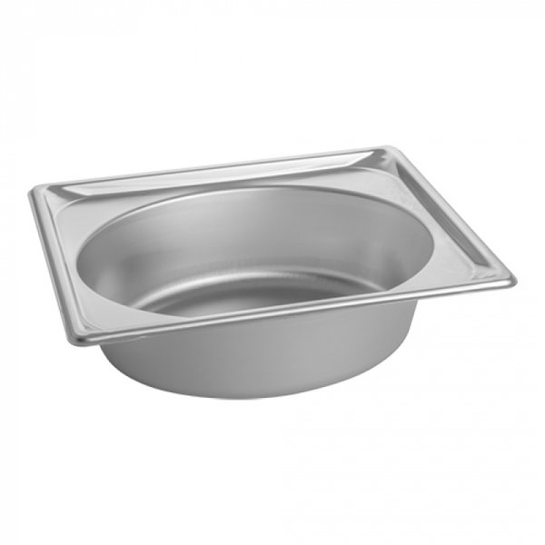GN-Bak | OVAL SHAPE | RVS | 1/2 GN | Hoogte 100mm | 325x265x100(h)mm