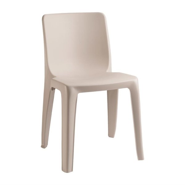 Stoel | DENVER | Kunststof | Beige | In-/Outdoor | Stapelbaar