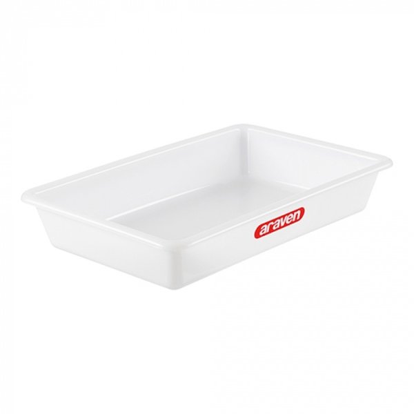 Restbak kunststof wit | 5 liter |  435x285x80(h)mm