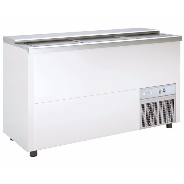 Koelkist met Werkblad | Wit | 420L | +2°C/+8°C (Statisch + Ventilator) | 3 Schuifdeksels (Dicht) | 1500x550x850(h)mm