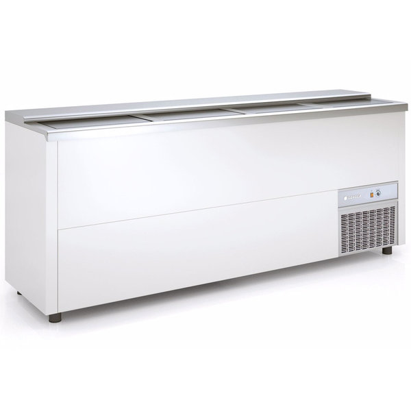 Koelkist met Werkblad | Wit | 580L | +2°C/+8°C (Statisch + Ventilator) | 4 Schuifdeksels (Dicht) | 1990x550x850(h)mm