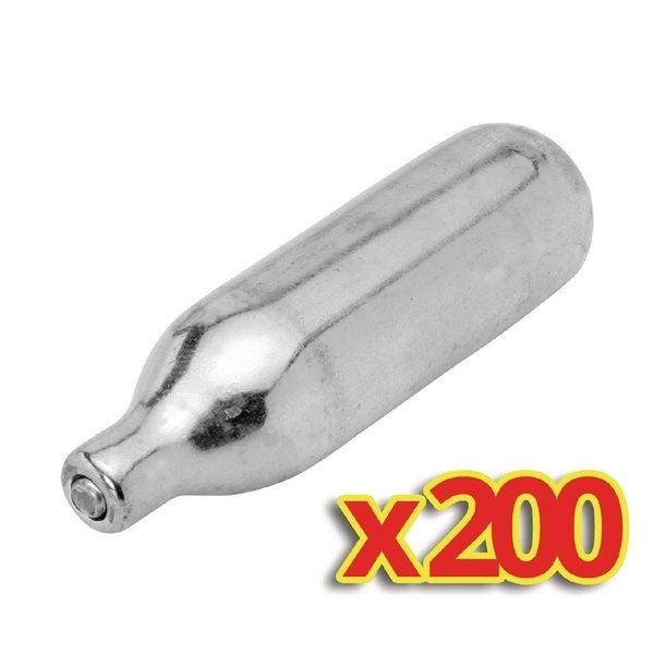 Slagroompatronen voor CB162 | 200 stuks | 1,7(Ø)x6,5(h)cm