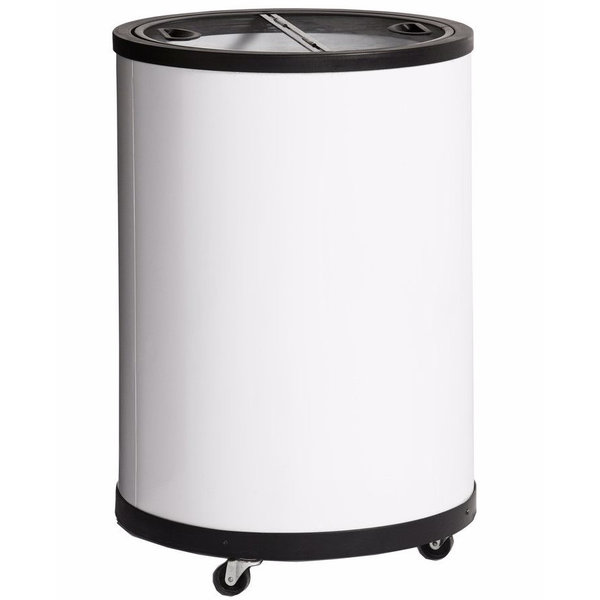 Vriesemmer | Wit | 80L | -12°C/-22°C (Statisch) | Dubbel Klapdeksel (Glas) | Ø567x830(h)mm