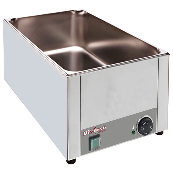 Bain-Marie | Tafelmodel | Elektrisch (1.5kW) | 1/1 GN (150mm) | 330x530x240(h)mm