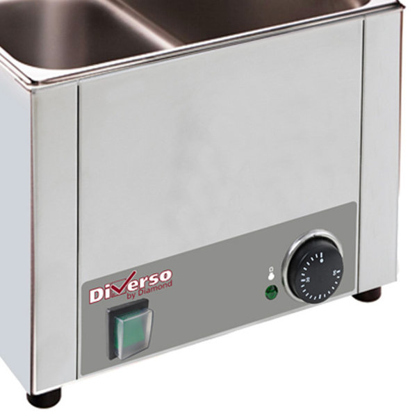 Bain-Marie | Tafelmodel | Elektrisch (1.5kW) | 1/1 GN (150mm) | 330x530x240(h)mm
