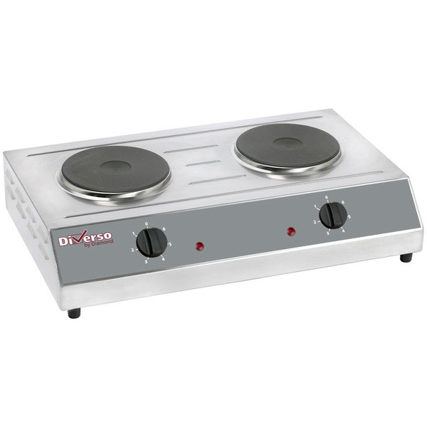 Tafelfornuis | 2 Platen (Ø190mm) | 3kW | 650x400x155(h)mm