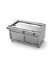 UNNI-COOKING Teppanyaki Grillplaat | Gas | Met Onderkast | 8.5kW | 1 Brander | 1440x770x850(h)mm 