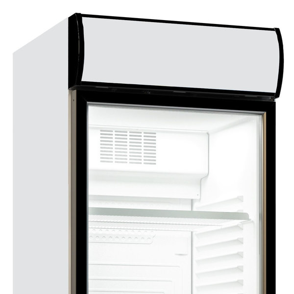 Drankenkoeling | 382L | Wit/Zwart | +4°C/+10°C | Statisch + Ventilator | Scharnier Links | 595x650x2000(h)mm