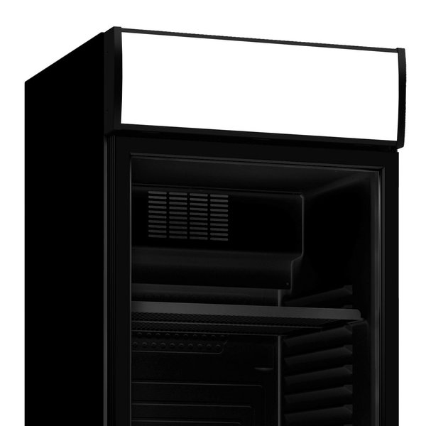 Drankenkoeling | 382L | Zwart | +4°C/+10°C | Statisch + Ventilator | Scharnier Links | 595x650x2000(h)mm