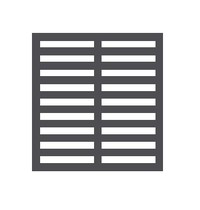 CombiSteel Roosterset voor CombiSteel COM-7455.1345/1347 | Incl. Clips | 490x350mm 