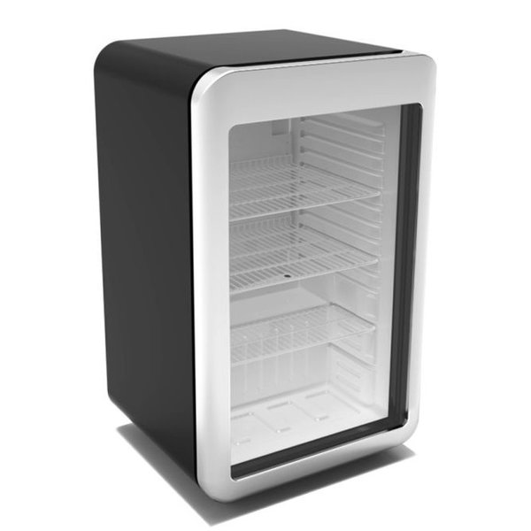 Koelkast | 115L | Zwart/Grijs | +4°C/+10°C | Statisch + Ventilator | 495x525x825(h)mm