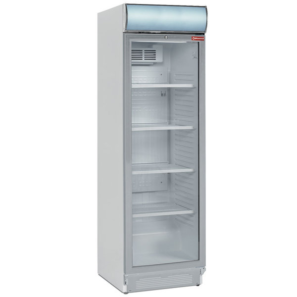 Drankenkoeling | 380L | Wit | +2°C/+12°C | Statisch + Ventilator | Wielen | 595x600x1980(h)mm