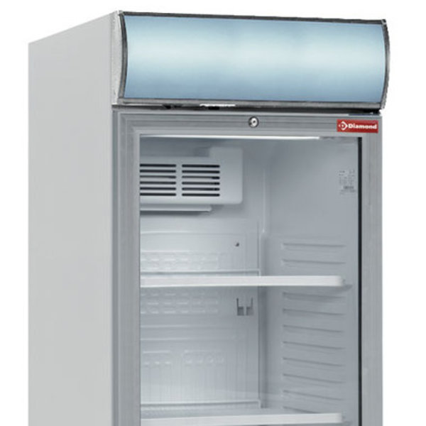 Drankenkoeling | 380L | Wit | +2°C/+12°C | Statisch + Ventilator | Wielen | 595x600x1980(h)mm