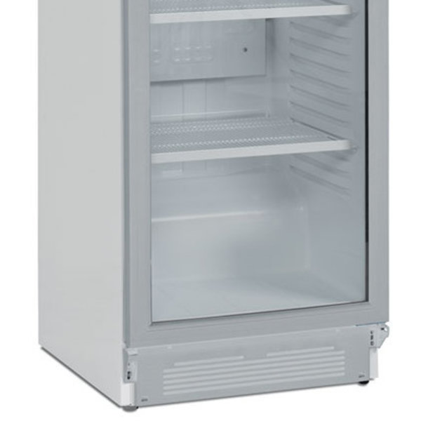 Drankenkoeling | 380L | Wit | +2°C/+12°C | Statisch + Ventilator | Wielen | 595x600x1980(h)mm