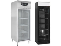 Koelkasten met glazen deur