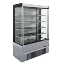 Mafirol Wandkoeling | CRONUS | Grijs | +2°C/+4°C | Geventileerd | 5 Schappen | 2.23kW | Klapdeuren | 1510x665x1920(h)mm