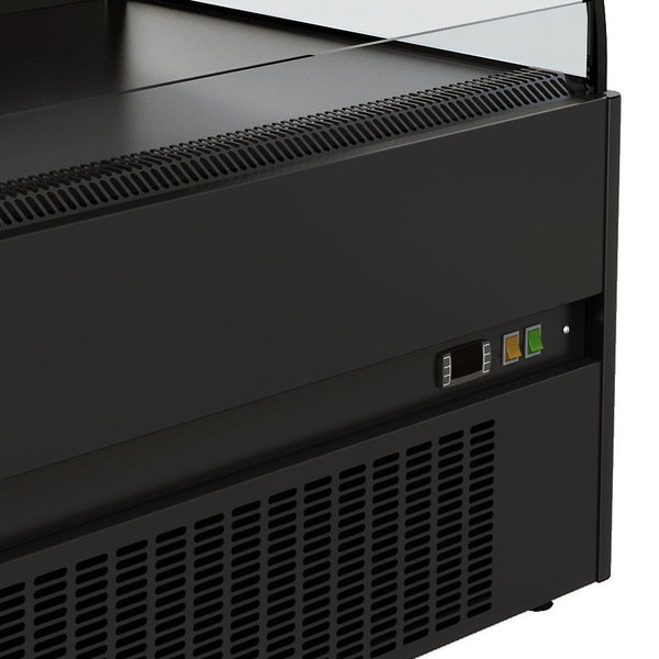 Wandkoeling | NOAH | Zwart | +2°C/+8°C | Geforceerd | 4 Schappen | 1.8kW | Intern Nachtgordijn | 1510x665x1500(h)mm