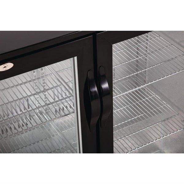Barkoelkast | 208L | Zwart | +2°C/+8°C | Geventileerd | Klapdeuren | 900x520x900(h)mm