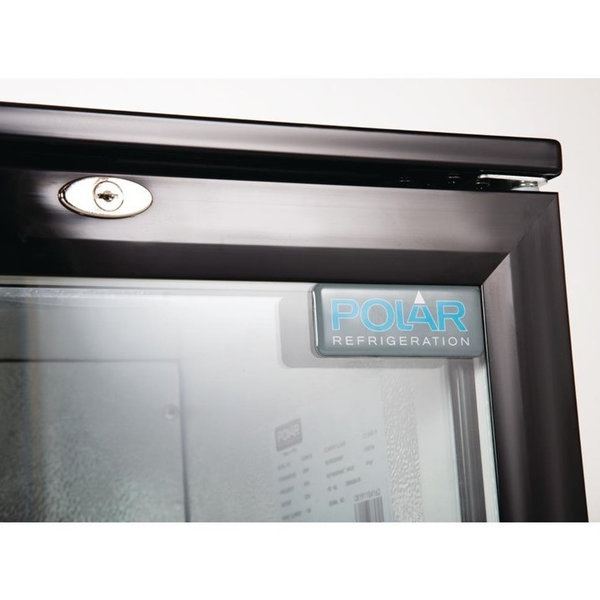 Barkoelkast | 208L | Zwart | +2°C/+8°C | Geventileerd | Klapdeuren | 900x520x900(h)mm