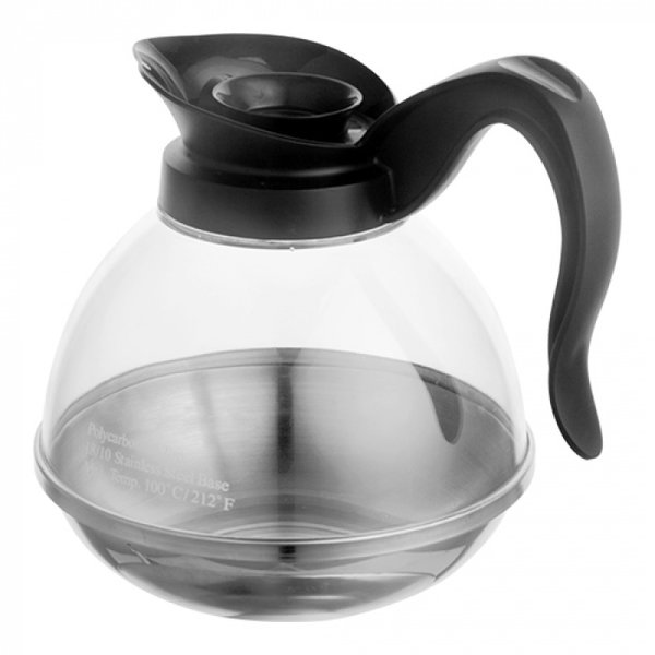 Koffiekan | Met Deksel | Glas + RVS Bodem | 1.8L | Geschikt voor EMG-330002