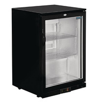 Polar Barkoelkast | 138L | Zwart | +2°C/+8°C | Geventileerd | Klapdeur | 600x520x900(h)mm 