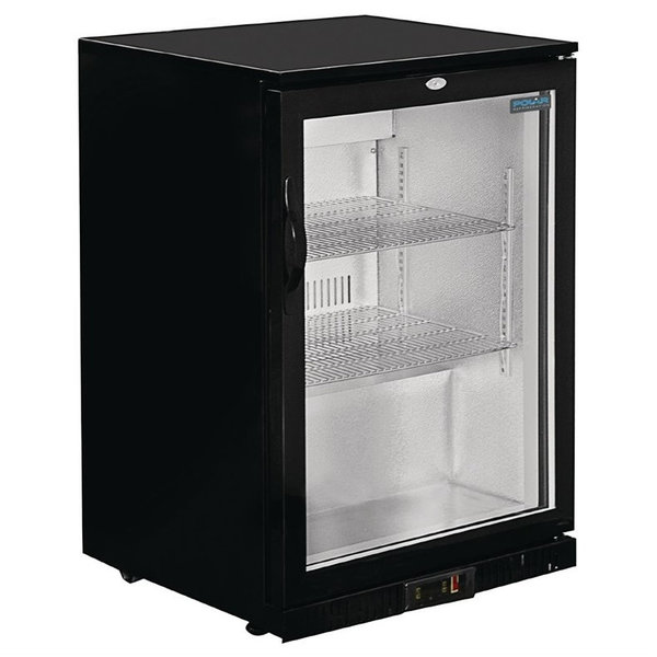 Barkoelkast | 138L | Zwart | +2°C/+8°C | Geventileerd | Klapdeur | 600x520x900(h)mm