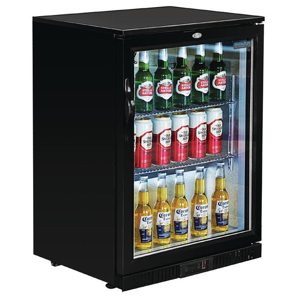Barkoelkast | G-SERIE | 128L | Zwart | +2°C/+8°C | Statisch + Ventilator | 600x520x850(h)mm