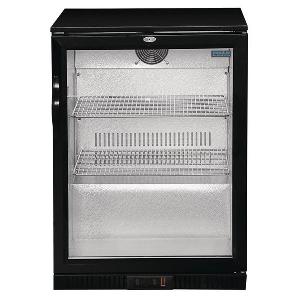 Barkoelkast | G-SERIE | 128L | Zwart | +2°C/+8°C | Statisch + Ventilator | 600x520x850(h)mm