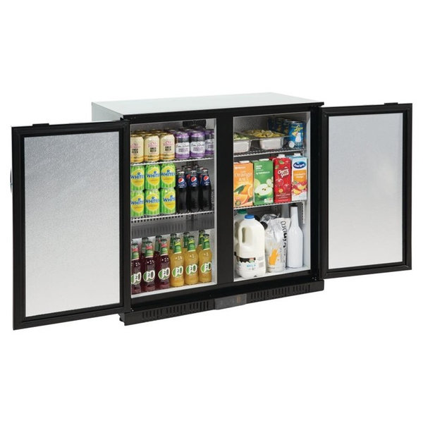 Barkoelkast | 208L | Zwart | +2°C/+8°C | Geventileerd | Klapdeuren | 900x520x900(h)mm