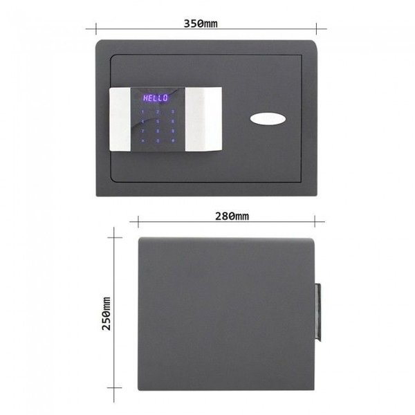 Cashmeister kluis 250 | Met pincode & elektrische sluitingsmechanisme | 350x280x250(h)mm