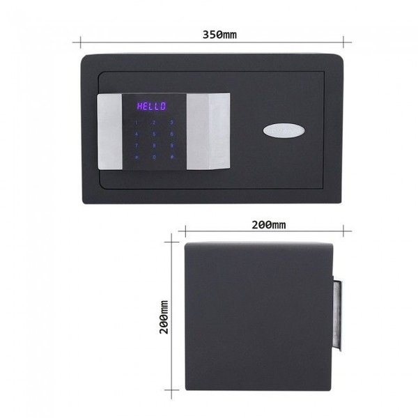 Cashmeister kluis 200 | Met pincode  & elektrische sluitingsmechanisme | 350x200x200(h)mm
