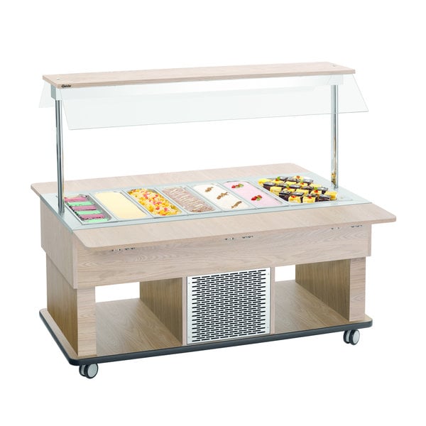 Gekoelde buffetwagen KIDS | 4x 1/1 GN | Statisch | LED verlichting | 230V | 1420x1150x1150(h)mm