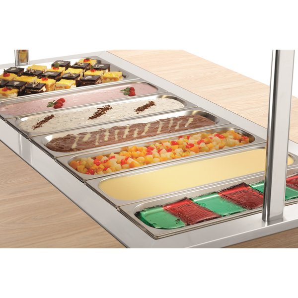 Gekoelde buffetwagen KIDS | 4x 1/1 GN | Statisch | LED verlichting | 230V | 1420x1150x1150(h)mm