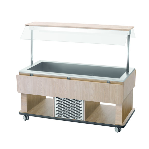 Gekoelde buffetwagen KIDS | 4x 1/1 GN | Statisch | LED verlichting | 230V | 1420x1150x1150(h)mm