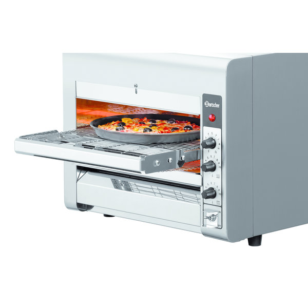 Tunneloven | Elektrisch | 3600TB10 | Pizza Max Ø320mm | 3.5kW | 472x1045x400(h)mm