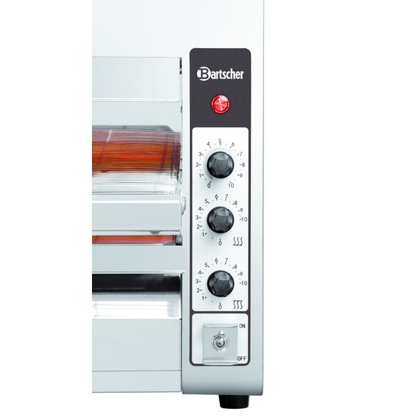 Tunneloven | Elektrisch | 3600TB10 | Pizza Max Ø320mm | 3.5kW | 472x1045x400(h)mm