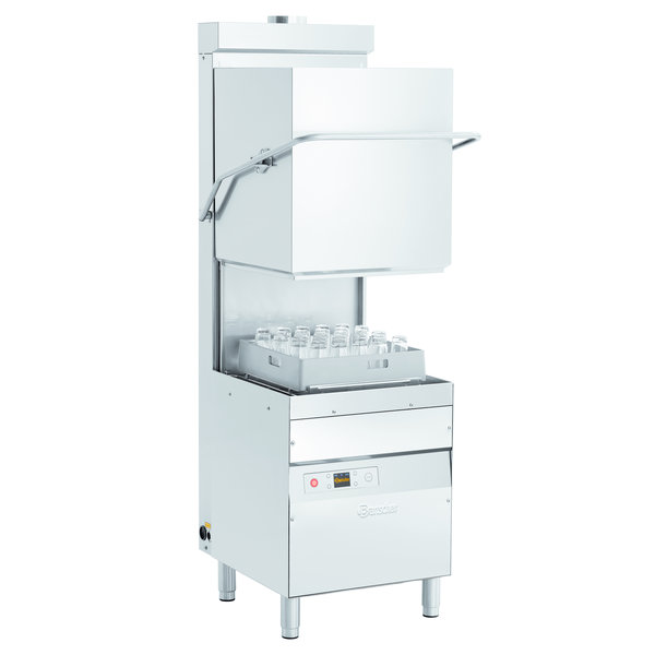 Horeca doorschuifvaatwasser DS 2501 ECO | Mand 500x500mm | Afvoerpomp | Zeeppomp | Naglanspomp | 720x805x2115(h)mm