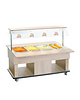 Bartscher Verwarmde Buffetwagen KIDS | 4x 1/1 GN | 230V | 1400x1160x1190(h)mm 