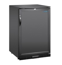 Polar Barkoeling zwart | 128L | 180W | Met klapdeur | 520x600x850(h)mm