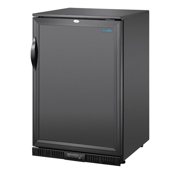 Barkoeling zwart | 128L | 180W | Met klapdeur | 600x520x850(h)mm