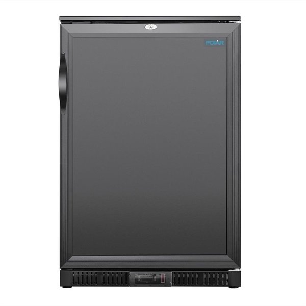 Barkoeling zwart | 128L | 180W | Met klapdeur | 600x520x850(h)mm
