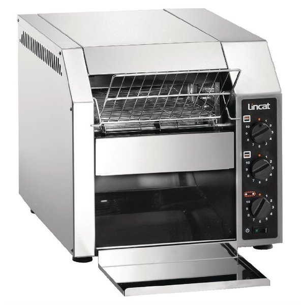 Conveyor toaster dubbel CT1 | 2.4kW | Cap: 340 sneetjes per uur | 410x668x398(h)mm