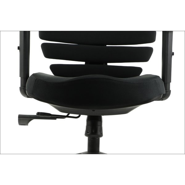Bureaustoel Loop black | Zithoogte 44-54cm