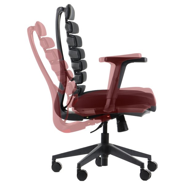 Bureaustoel Loop black | Zithoogte 44-54cm