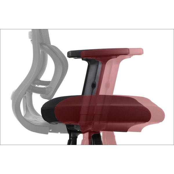 Bureaustoel Trent black | Zithoogte 46-56cm