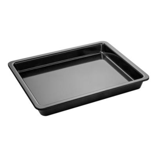 Gastronorm bak zwart melamine | 1/2 GN | 32,5x26,5x4(h)cm